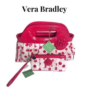 Vera Bradley Clutch Bag and Wristlet